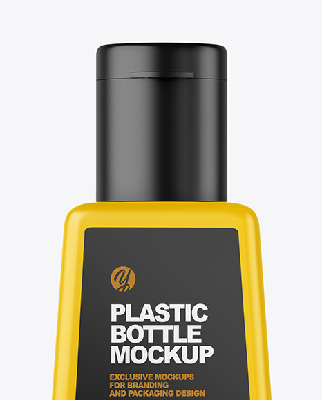 Matte Plastic Bottle Mockup PSD #2