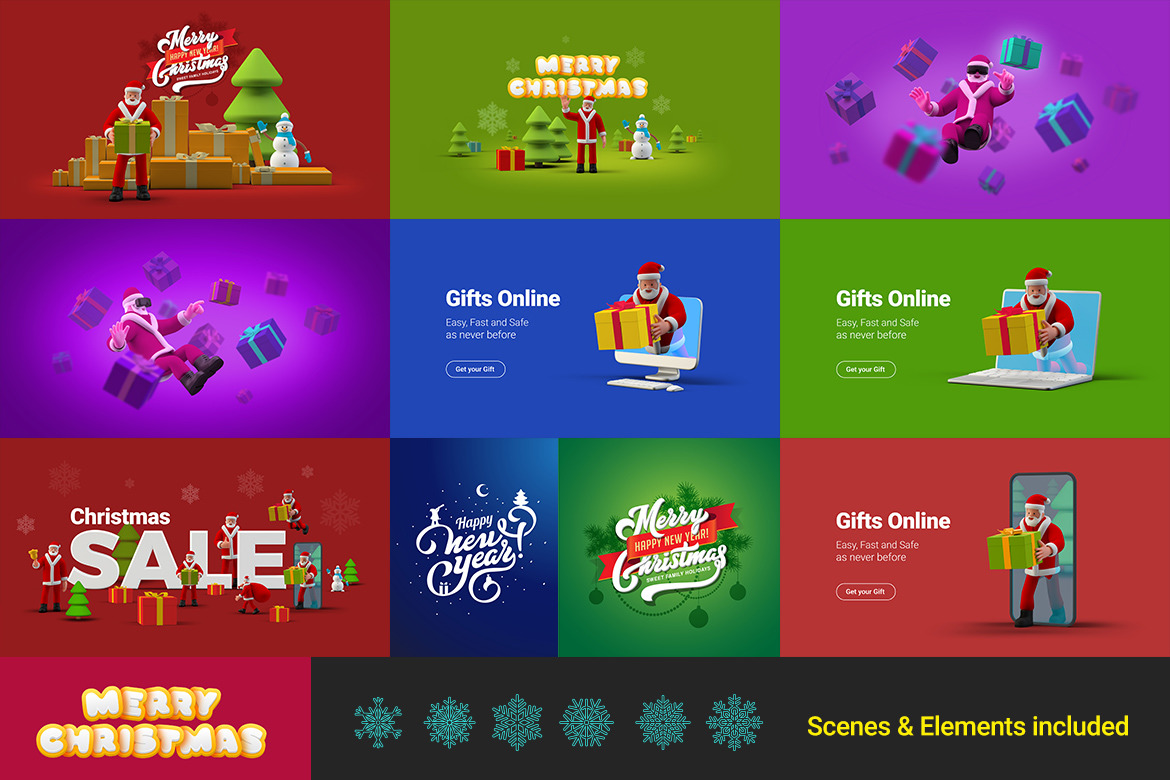 Download Christmas Greetings Generator In Scene Generators On Yellow Images Creative Store