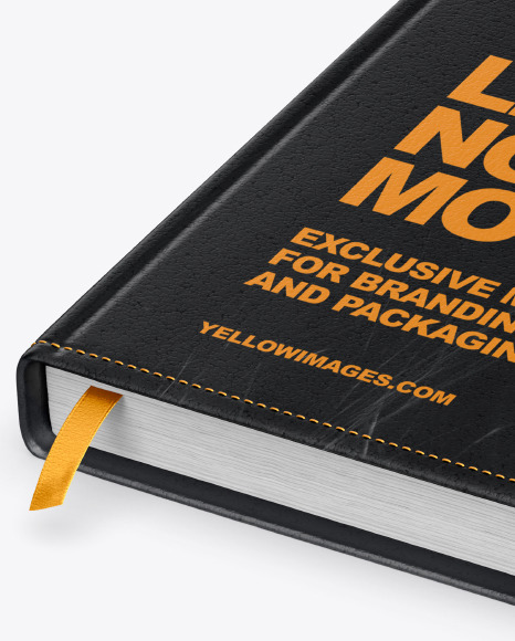 Leather Notebook Mockup PSD #7
