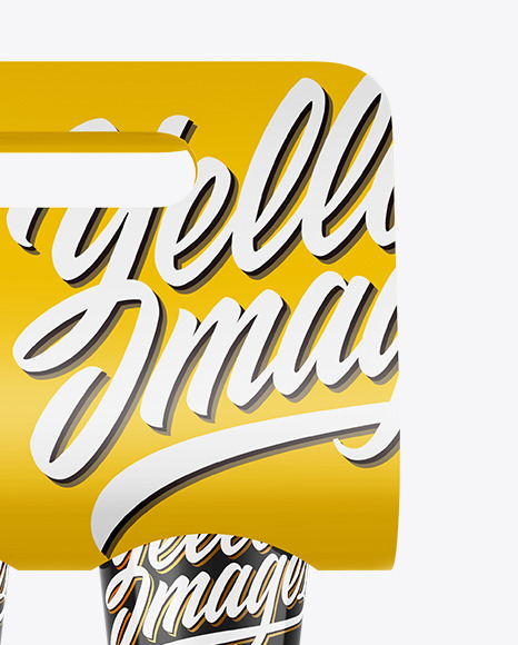 Glossy Coffee Cup Carrier Mockup PSD #2