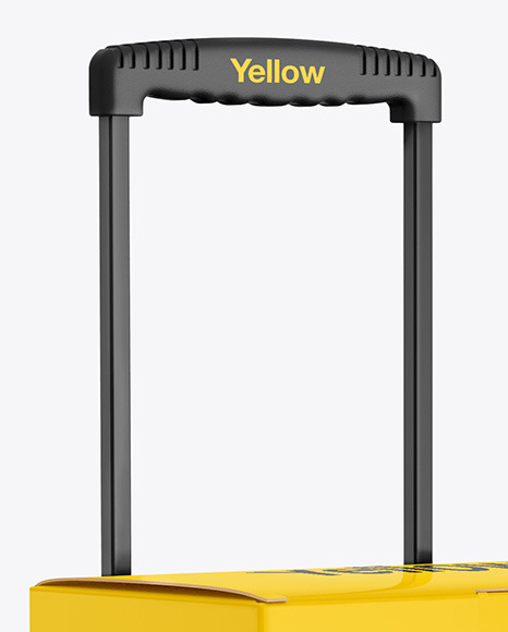 Paper Trolley Box Mockup PSD #2