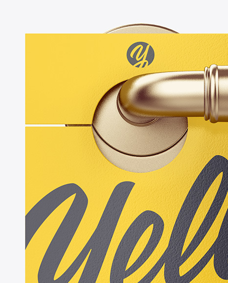 Door Hanger Mockup PSD #2