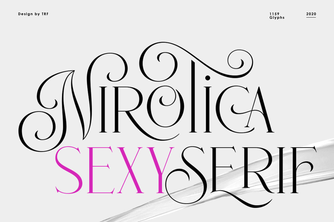 Nirotica In Fonts On Yellow Images Creative Store