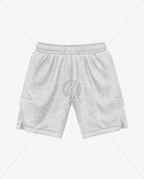 Melange Shorts Mockup In Apparel Mockups On Yellow Images Object Mockups