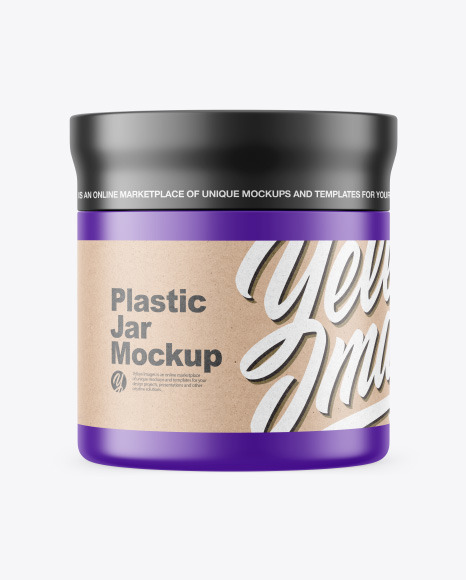 Download Glossy Plastic Jar With Pills Mockup Yellow Author