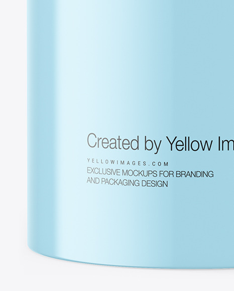 Glossy Plastic Jar Mockup PSD #1