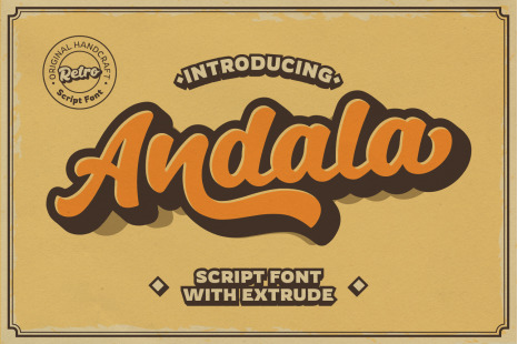 Andala Retro Fonts