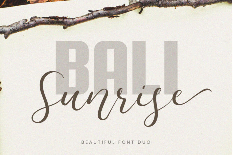 Bali Sunrise - Duo Font