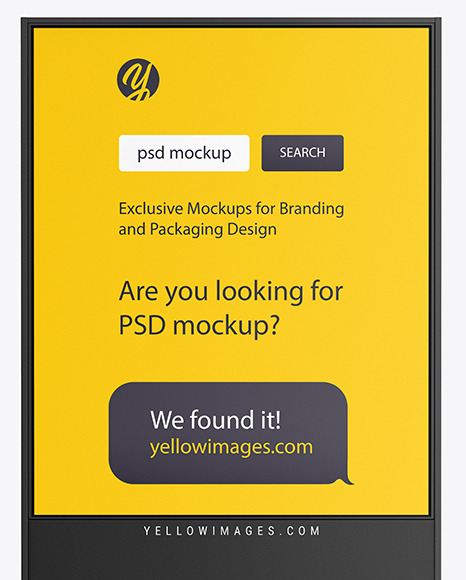 LED Display Stand Mockup PSD #2