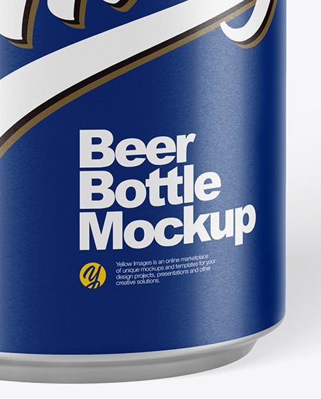 Beer Bottle Mockup PSD #1