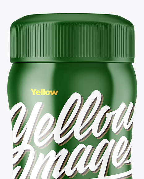 Glossy Plastic Bottle Mockup PSD #2