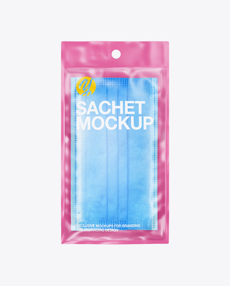 Download Sachet Mockup In Sachet Mockups On Yellow Images Object Mockups