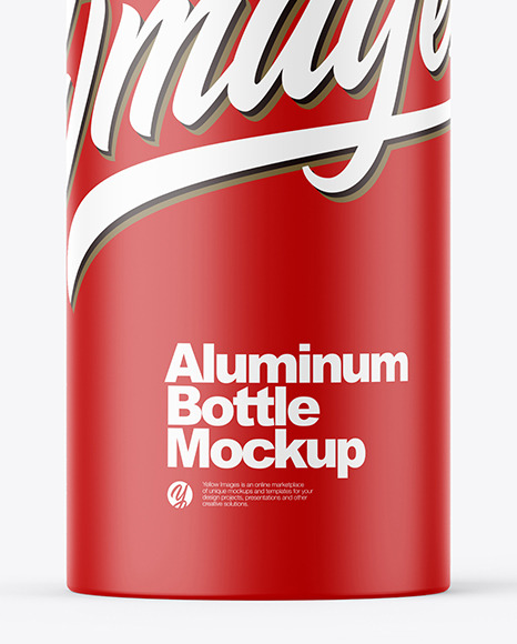 Download 200ml Matte Aluminum Bottle w/ Screw Cap Mockup in Bottle ...