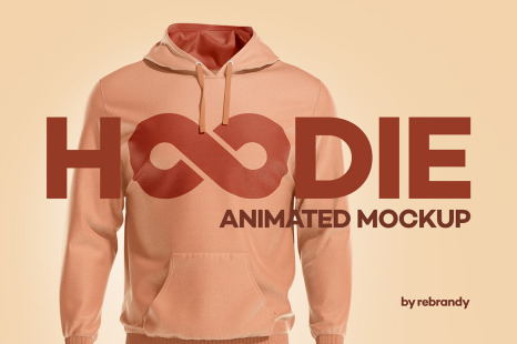 Download Hoodie Animated Mockup In Apparel Mockups On Yellow Images Creative Store