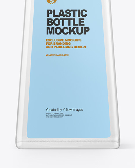 Clear Sanitizer Bottle Mockup PSD #1