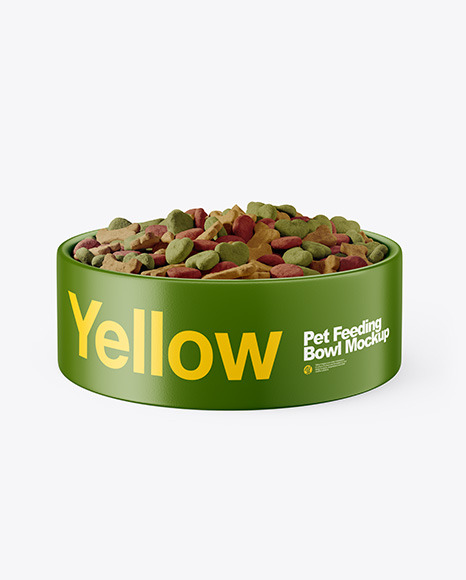Pet Feeding Bowl Mockup