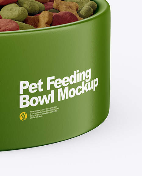 Pet Feeding Bowl Mockup PSD #2