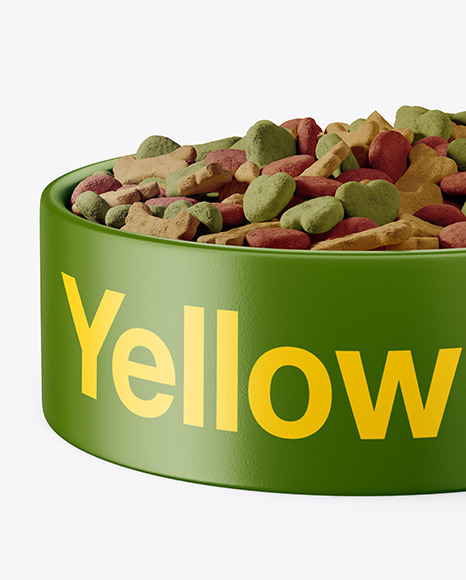 Pet Feeding Bowl Mockup PSD #6