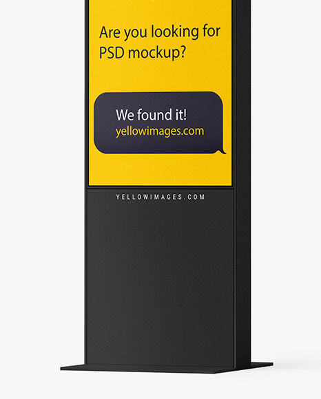 Download Stand Mockup in Outdoor Advertising Mockups on Yellow ...