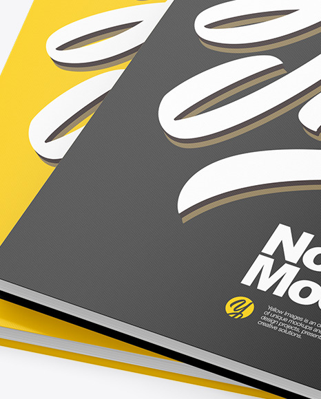 Two Vertical Notepads Mockup PSD #3