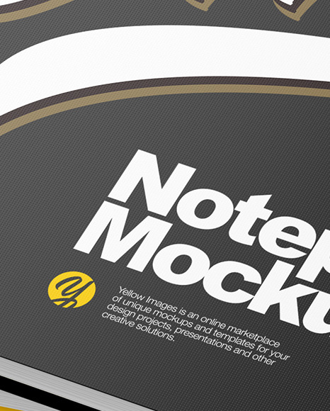 Two Vertical Notepads Mockup PSD #4