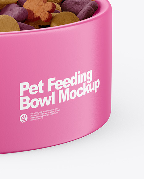 Pet Feeding Bowl Mockup PSD #3