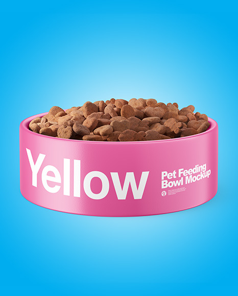 Pet Feeding Bowl Mockup PSD #6