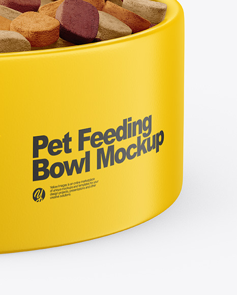 Pet Feeding Bowl Mockup PSD #2