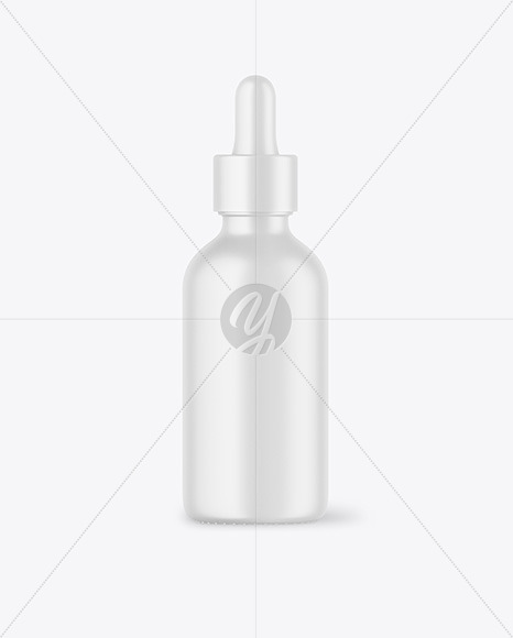 Matte Dropper Bottle Mockup PSD #3