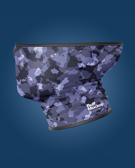 Download Fleece Buff Mockup Side View In Apparel Mockups On Yellow Images Object Mockups