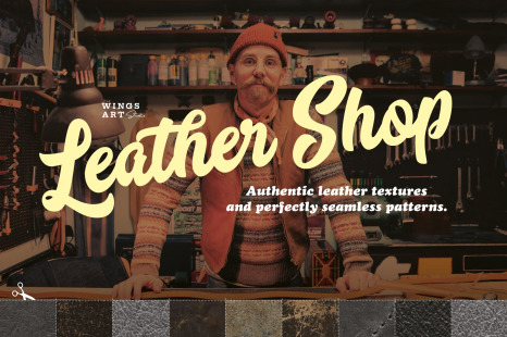 Leather Textures and Seamless Patterns