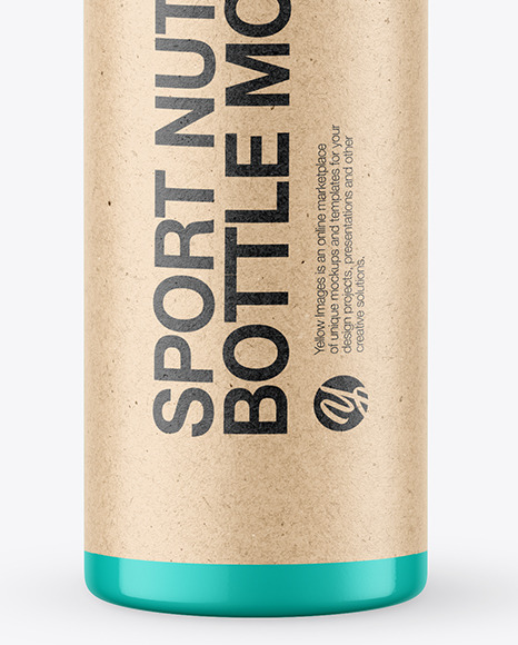 25ml Glossy Sport Nutrition Bottle Mockup PSD #5