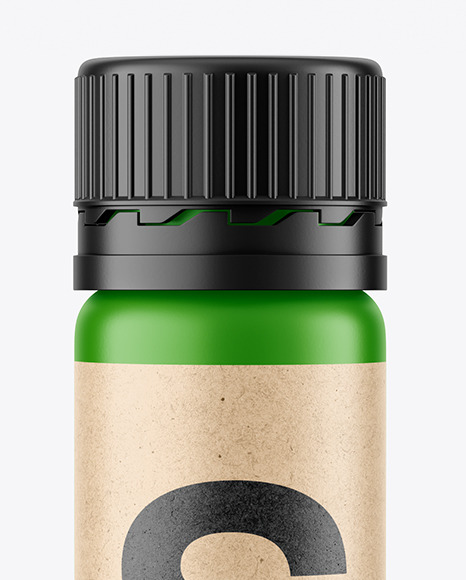 25ml Matte Sport Nutrition Bottle Mockup PSD #6