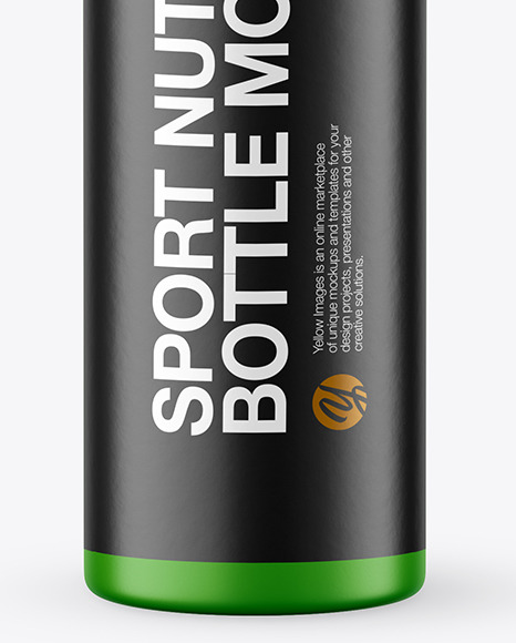 25ml Matte Sport Nutrition Bottle Mockup PSD #7