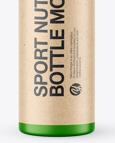 25ml Matte Sport Nutrition Bottle Mockup PSD #5
