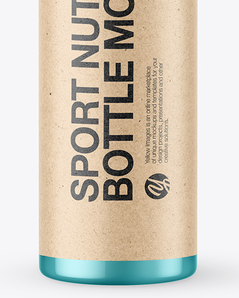 25ml Metallic Sport Nutrition Bottle Mockup PSD #5