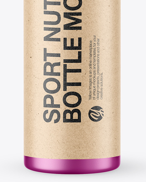 25ml Matte Metallic Sport Nutrition Bottle Mockup PSD #5
