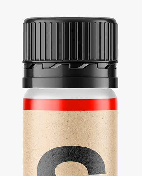 Download 25ml Frosted Sport Nutrition Bottle Mockup in Bottle ...