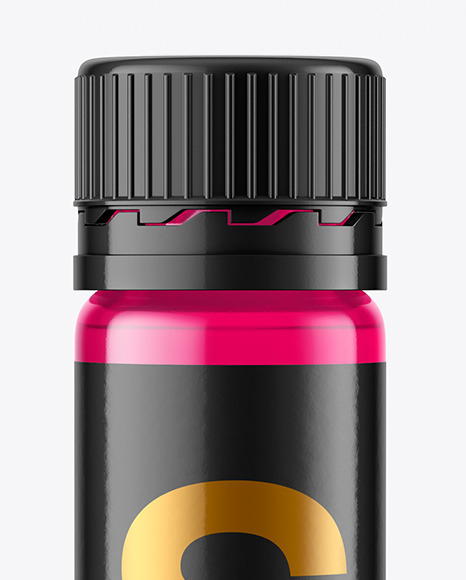 25ml Plastic Sport Nutrition Bottle Mockup PSD #1
