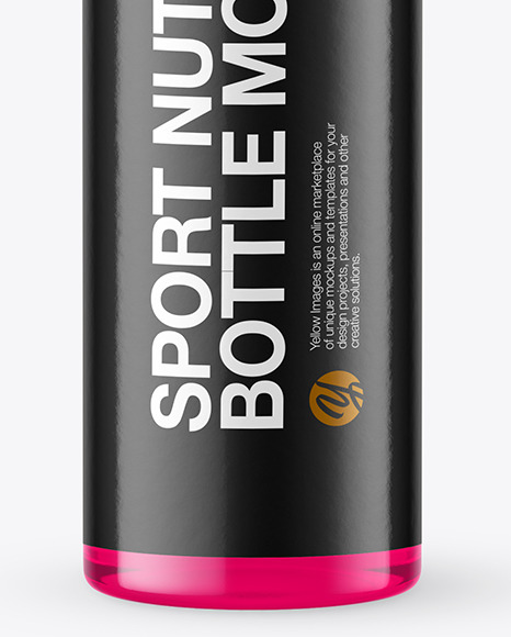 Download 25ml Plastic Sport Nutrition Bottle Mockup In Bottle Mockups On Yellow Images Object Mockups