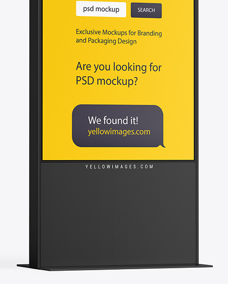 LED Display Stand Mockup PSD #1