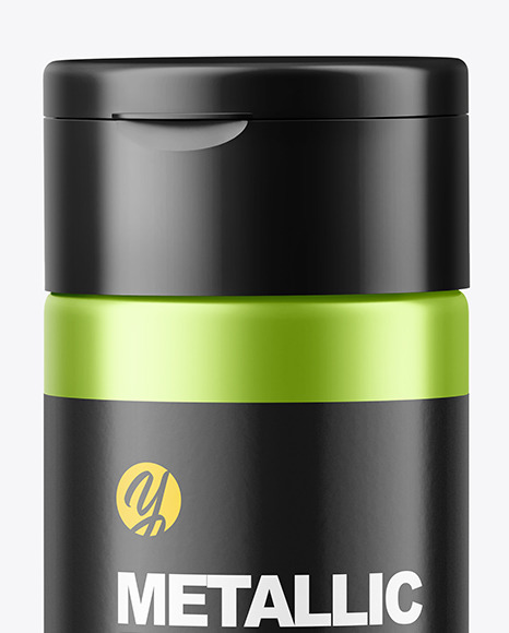 Matte Metallic Bottle Mockup PSD #1