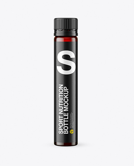 Download 25ml Red Sport Nutrition Bottle Mockup In Bottle Mockups On Yellow Images Object Mockups