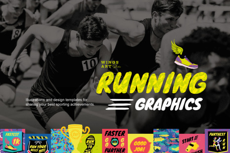 Running and Sports Illustration Collection