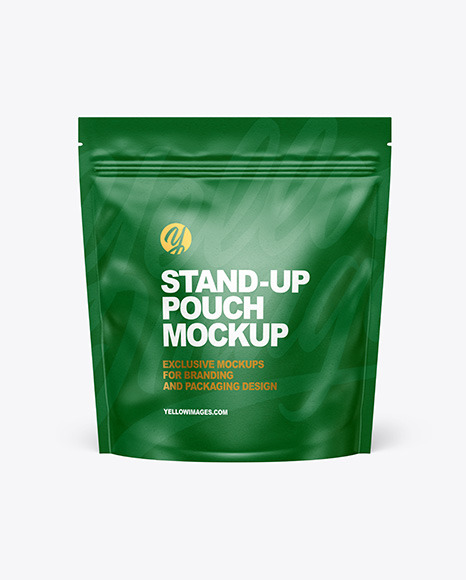 Paper Stand up Pouch Mockup PSD #2