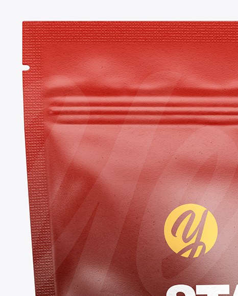 Paper Stand up Pouch Mockup PSD #1