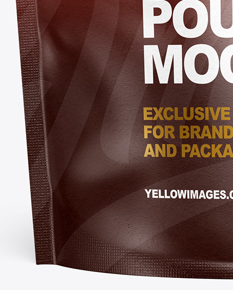 Paper Stand up Pouch Mockup PSD #7