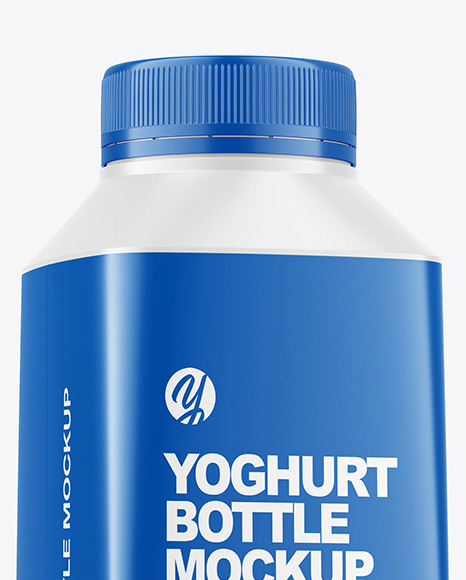 Yoghurt Bottle Mockup