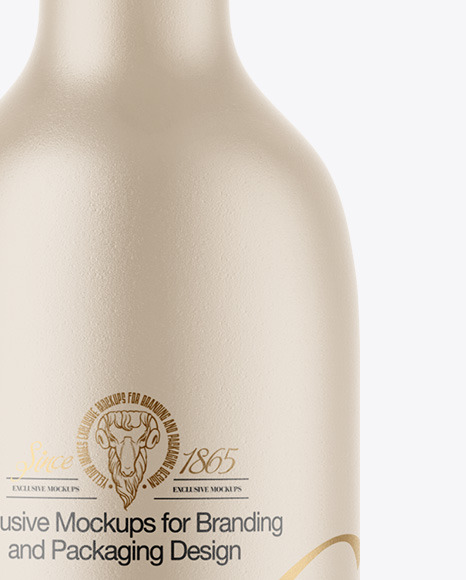 Ceramic Wine Bottle Mockup PSD #1