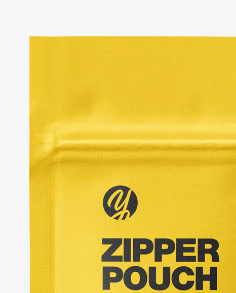 Paper Pouch W  Zipper Mockup PSD #4